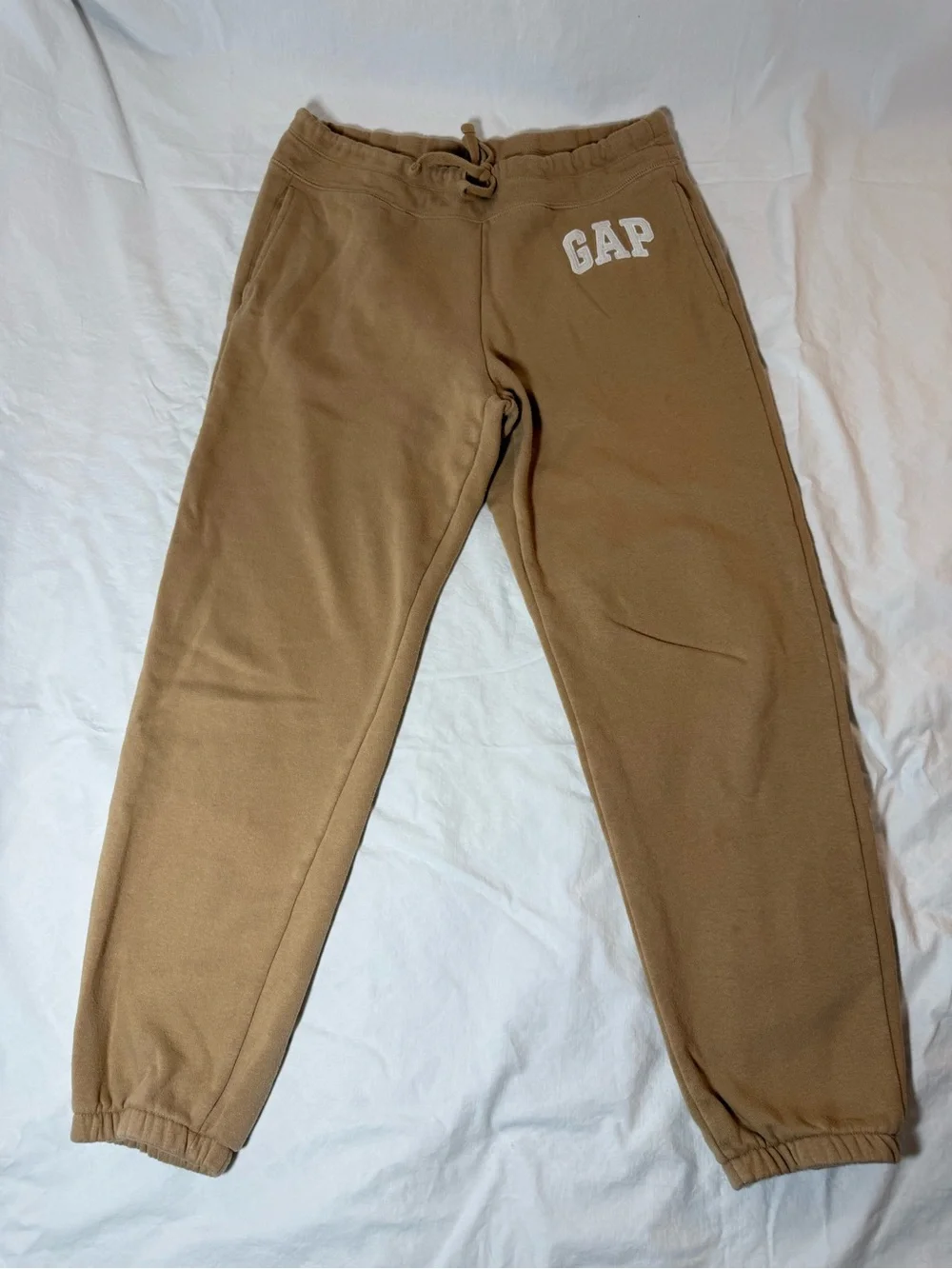 GAP Tan Crop Sweatpants Size Small